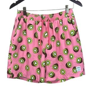 Mosmann Australia Beach Swing Shorts Men's Coral Kiwi Drawstring Pockets Medium